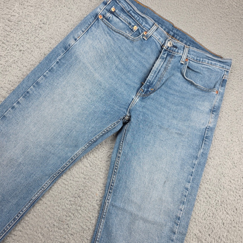 Levi's 505 Regular Fit Jeans‎ Mens 34x30 Blue Stretch Denim WaterLess